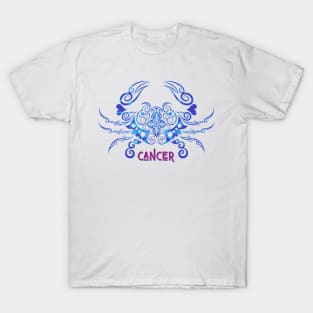 Vibrant Zodiac Cancer T-Shirt